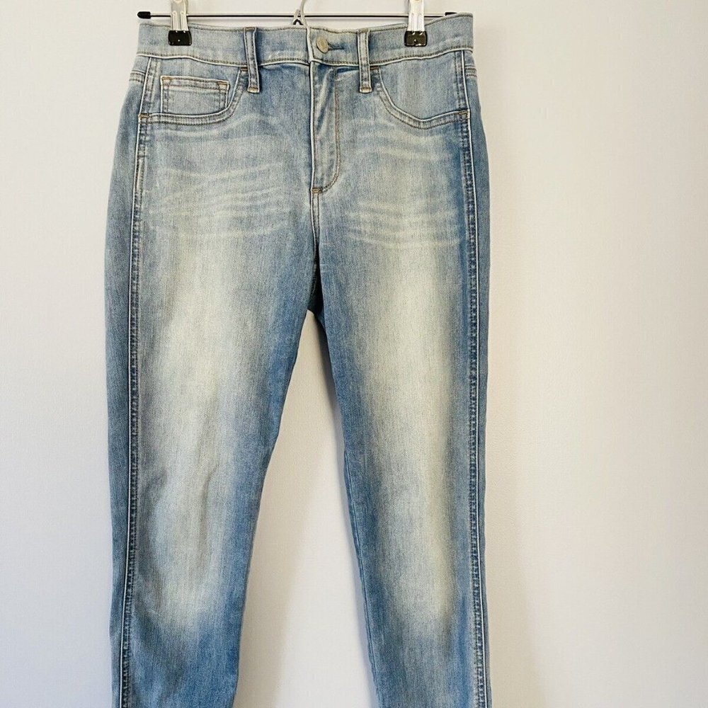 Gap 1969 Easy Legging Jeans 29R Womens Light Indigo Wash Stretch Denim Mid Rise